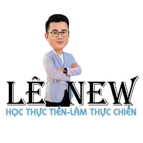 Logo Lê New — Học thực tiễn, làm thực chiến
